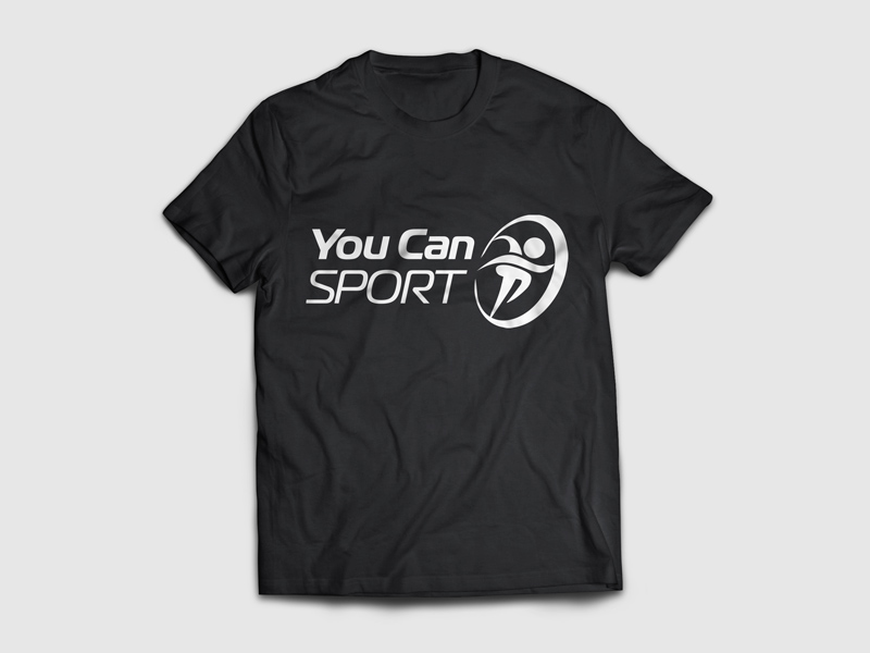 You can sport logo t shirt